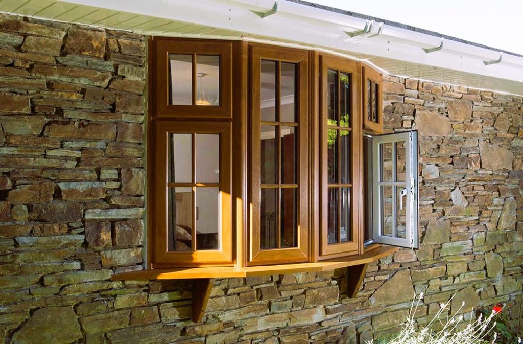 wooden window